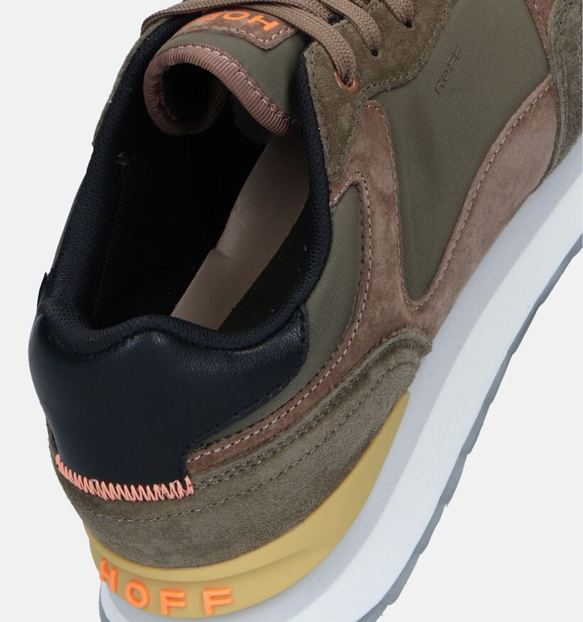 HOFF City Marseille Kaki Veterschoenen voor heren (343717) - geschikt voor steunzolen