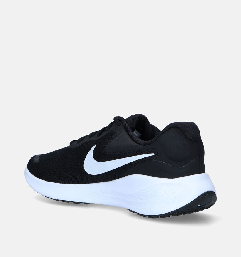 Nike Revolution 7 Baskets en Noir pour hommes (334854)