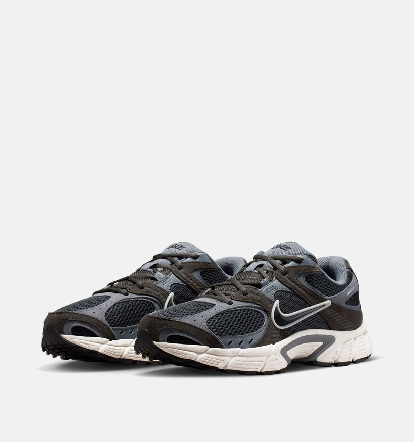 Nike V5 RNR Suede Baskets basses en Gris/Noir pour hommes (376143)