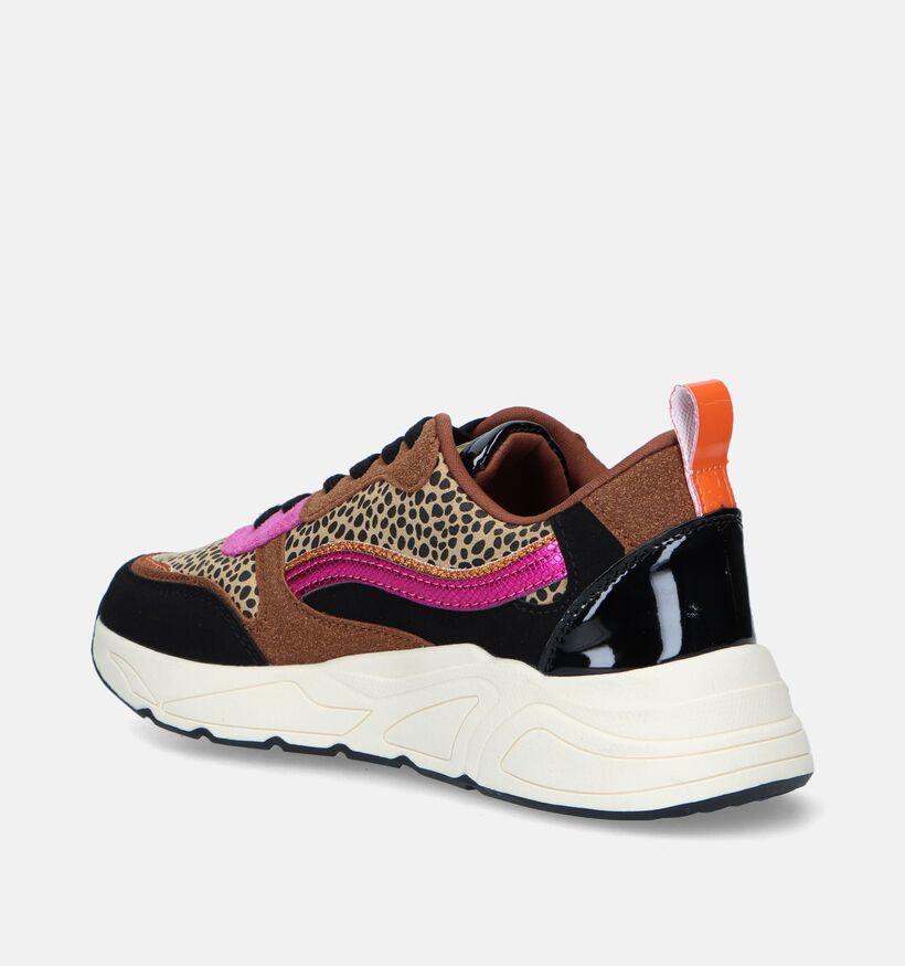 Posh by Poelman Baskets casual en Marron pour femmes (345006)