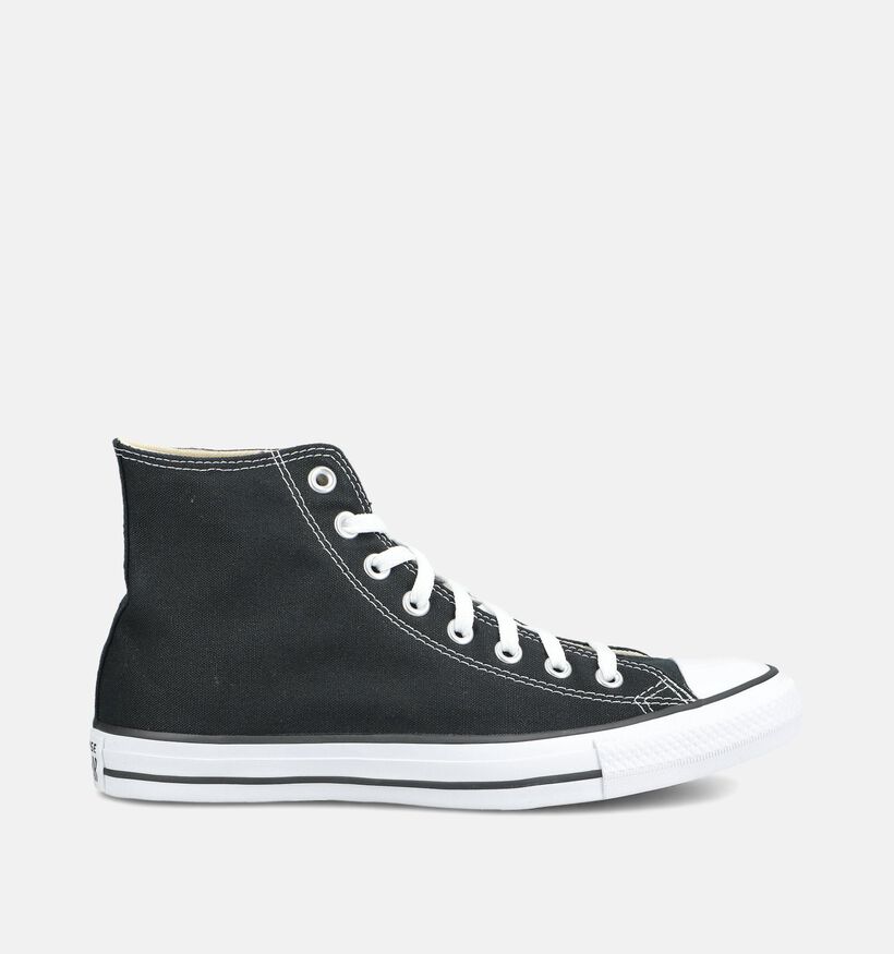 Converse Chuck Taylor All Star High Baskets montantes en Noir pour hommes (376039)
