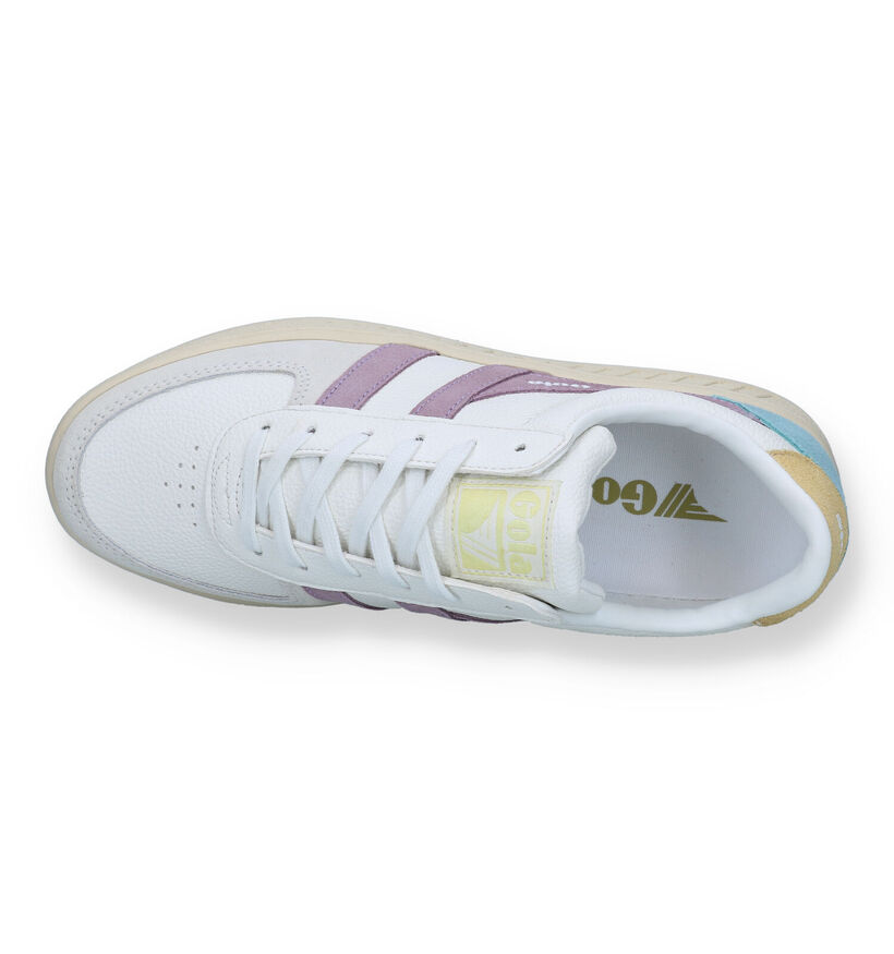 Gola Grandslam Trident Witte Sneakers voor dames (334341) - geschikt voor steunzolen