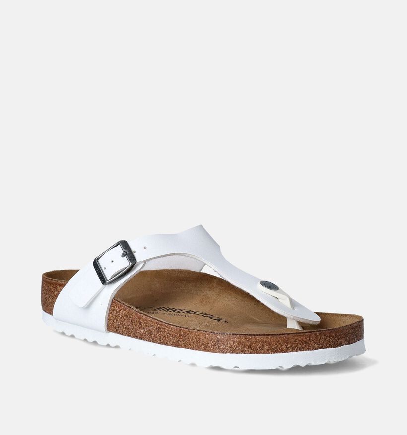 Birkenstock Gizeh Nu-pieds en Blanc pour femmes (350907)
