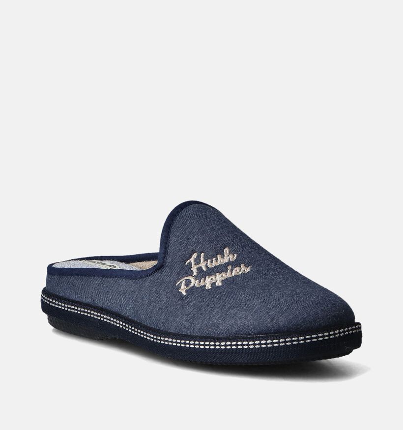 Hush Puppies Curva Blauwe Pantoffels voor dames (357593)