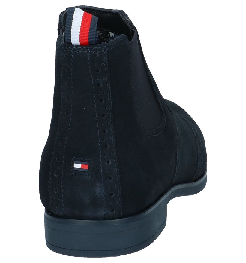 Donker Blauwe Chelsea Boots Tommy Hilfiger Dressy Casual Suede in daim (225230)