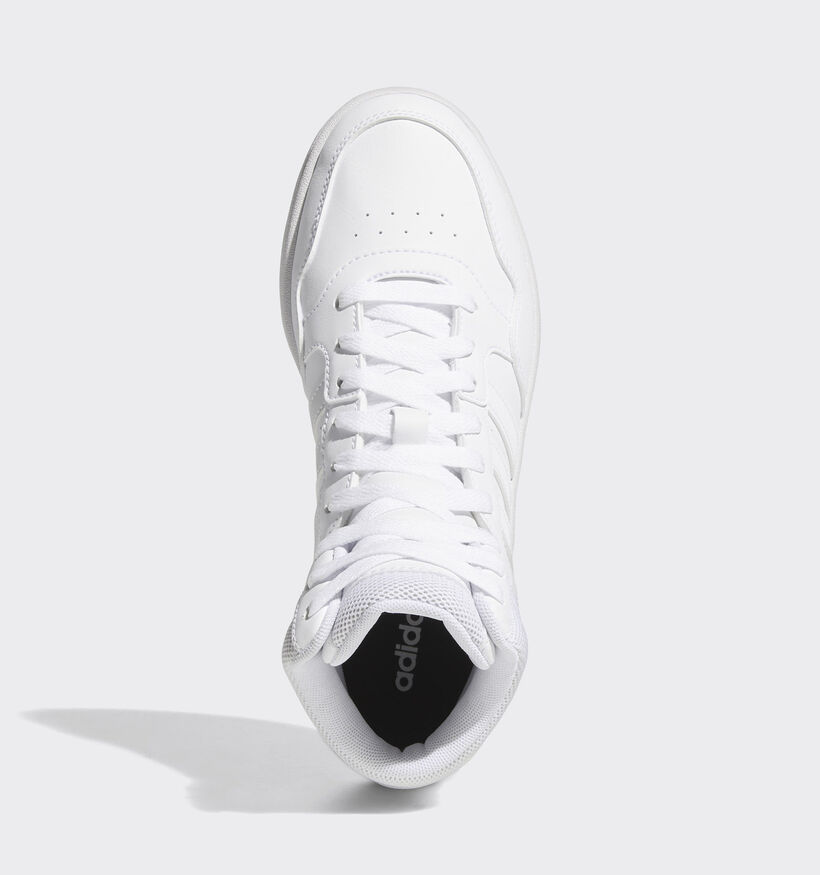 adidas Hoops 3.0 Mid Witte Sneakers voor dames (329412) - geschikt voor steunzolen
