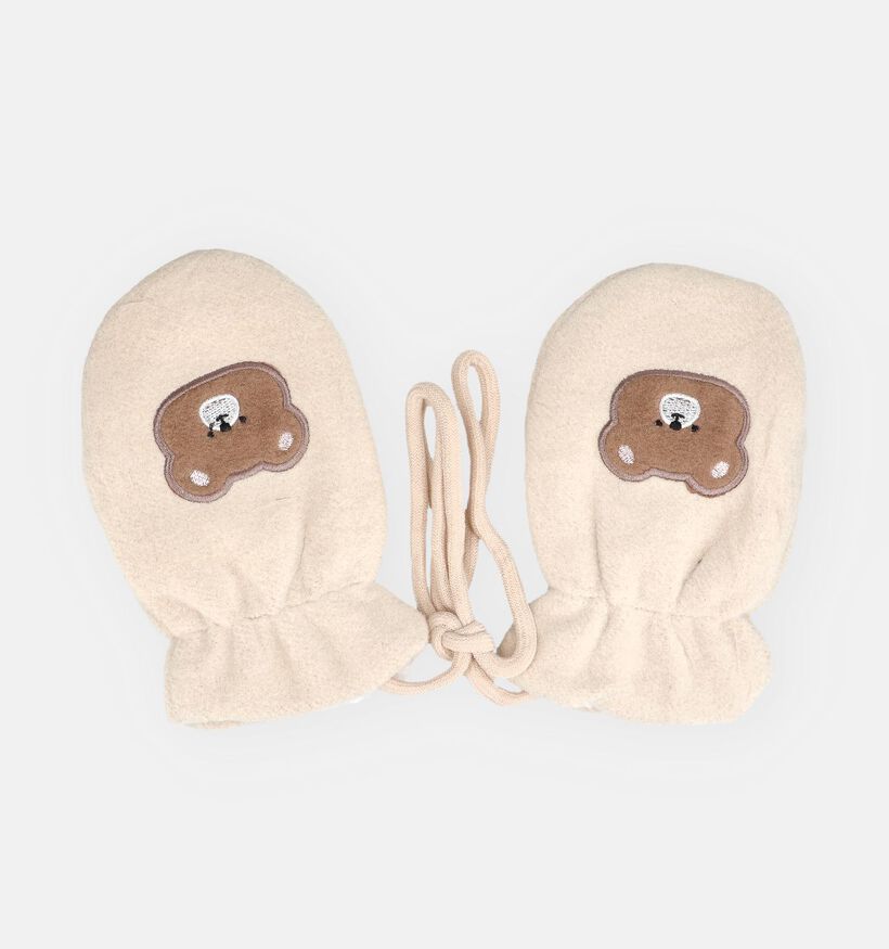 Little David Teddy Bear Beige Winterset (Sjaal en Wanten) voor jongens, meisjes (382977)