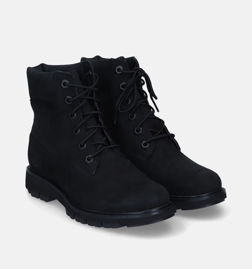 Timberland Lucia Way 6 Inch WP Bottines en Noir pour femmes (313455) - pour semelles orthopédiques
