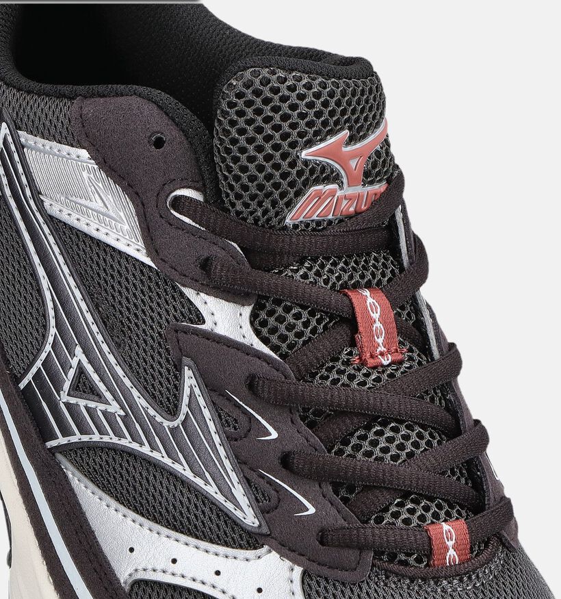Mizuno MXR Suede Baskets en Noir pour hommes (376447)