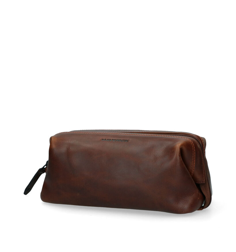 Maverick Trousse de toilette en Marron pour hommes (325679)