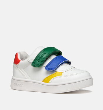 Geox Respira Sneakers Wit/Navy/white