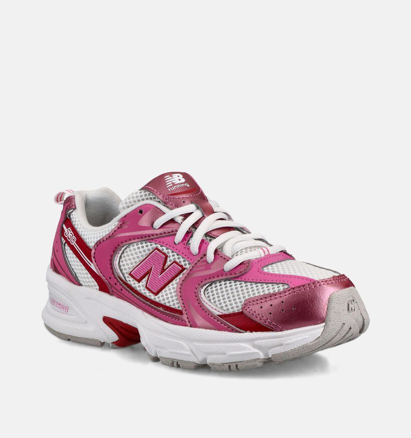 New Balance G530 Baskets basses en Rose pour filles (366202) - pour semelles orthop&eacute;diques