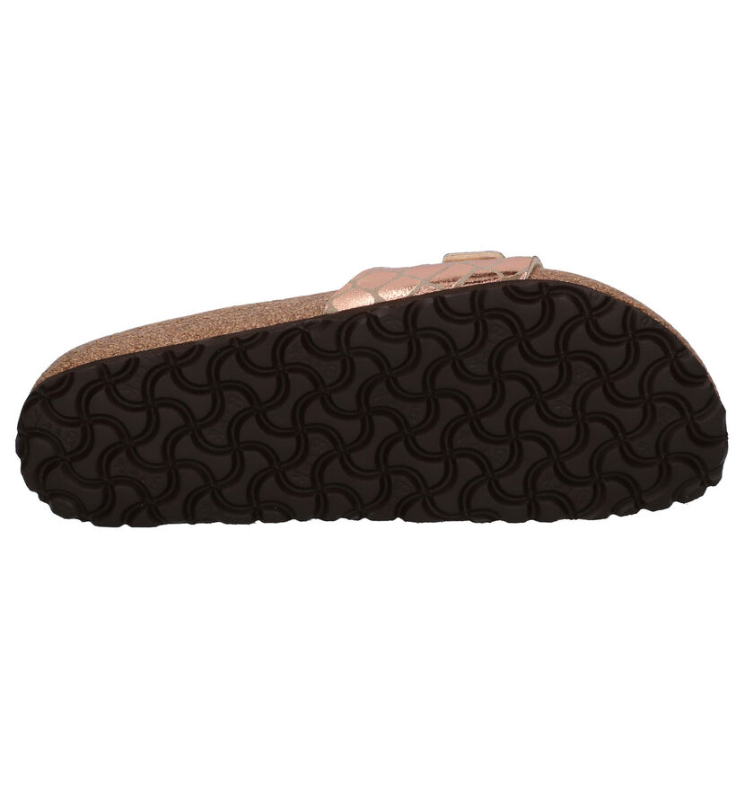 Birkenstock Madrid Birko-Flor Witte Slippers voor dames (338044)
