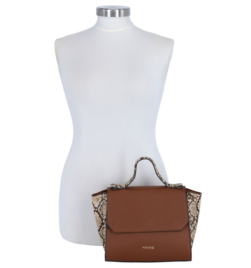 Pepe Moll Cognac Handtas in kunstleer (265240)