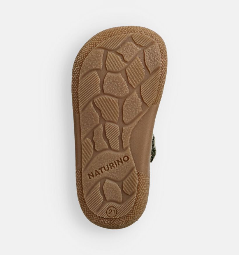 Naturino Barefoot Amur Groene Babyschoenen voor jongens (368776) - geschikt voor steunzolen