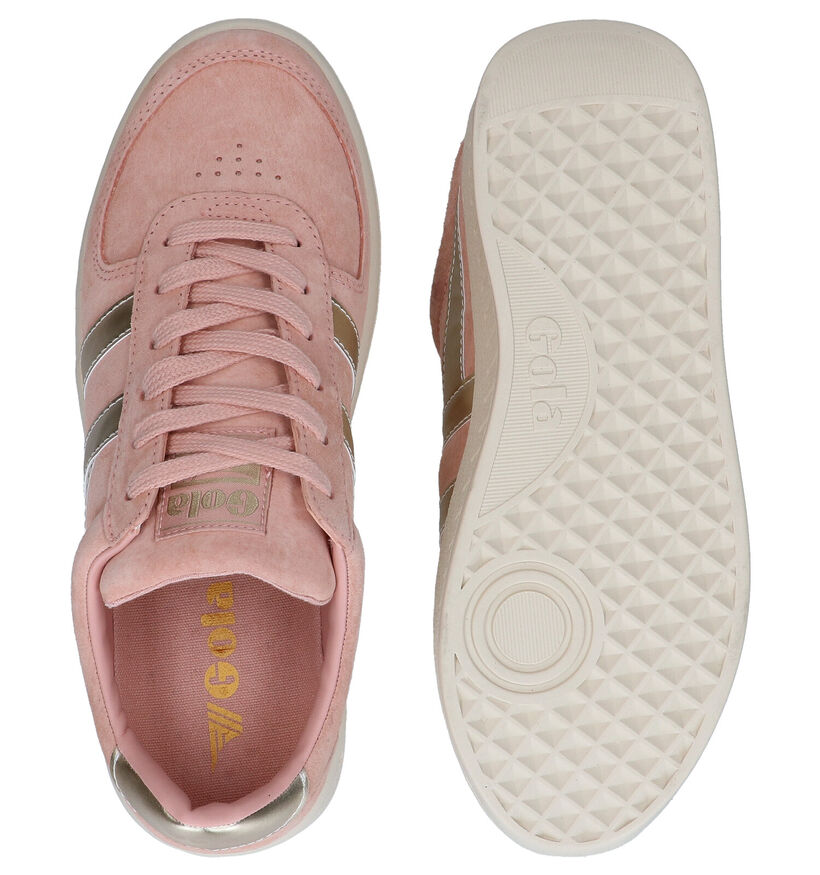 Gola Grandslam Pearl Baskets en Rose en nubuck (289183)