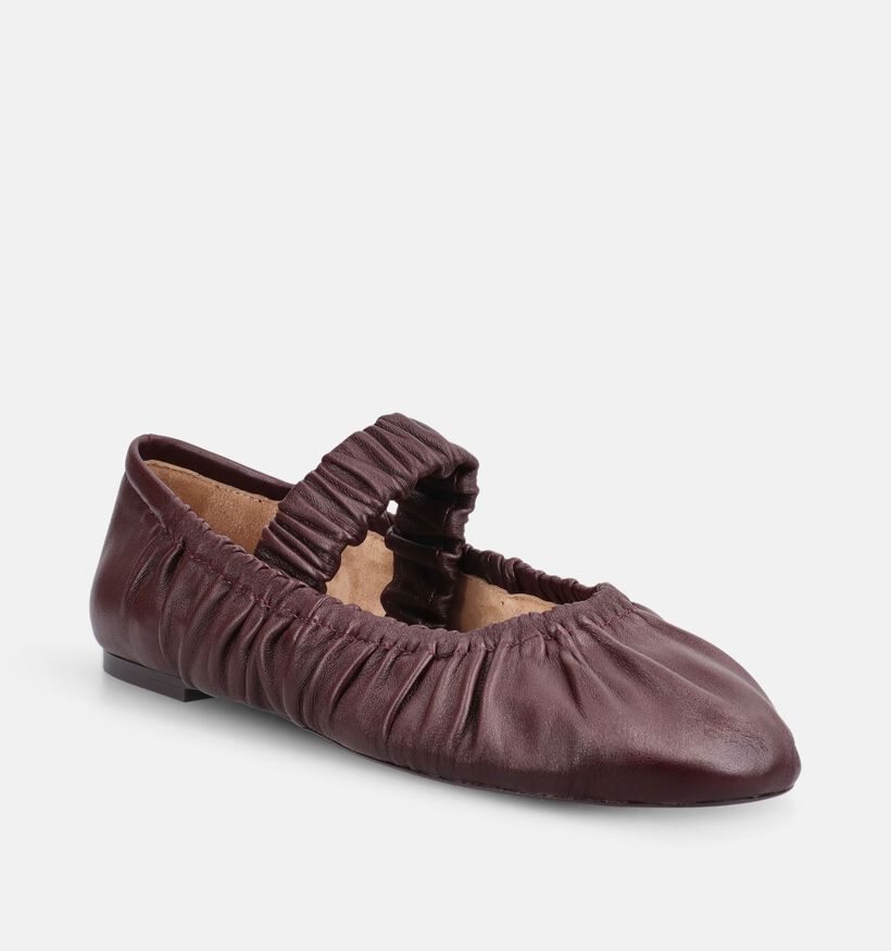 Laurent David Chaussures plates en Bordeaux pour femmes (378661)