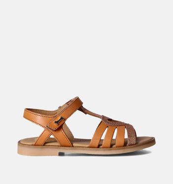 STONES and BONES Sandales Cognac