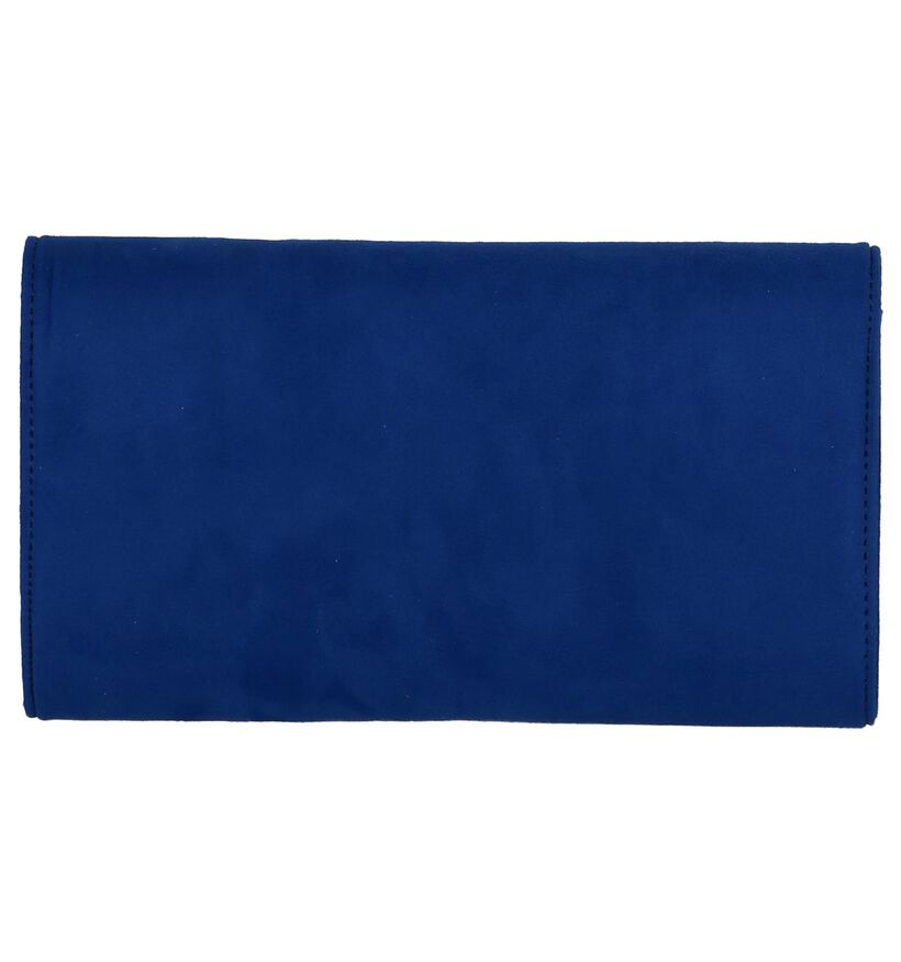 Blauwe Clutch Marco Tozzi in stof (246852)