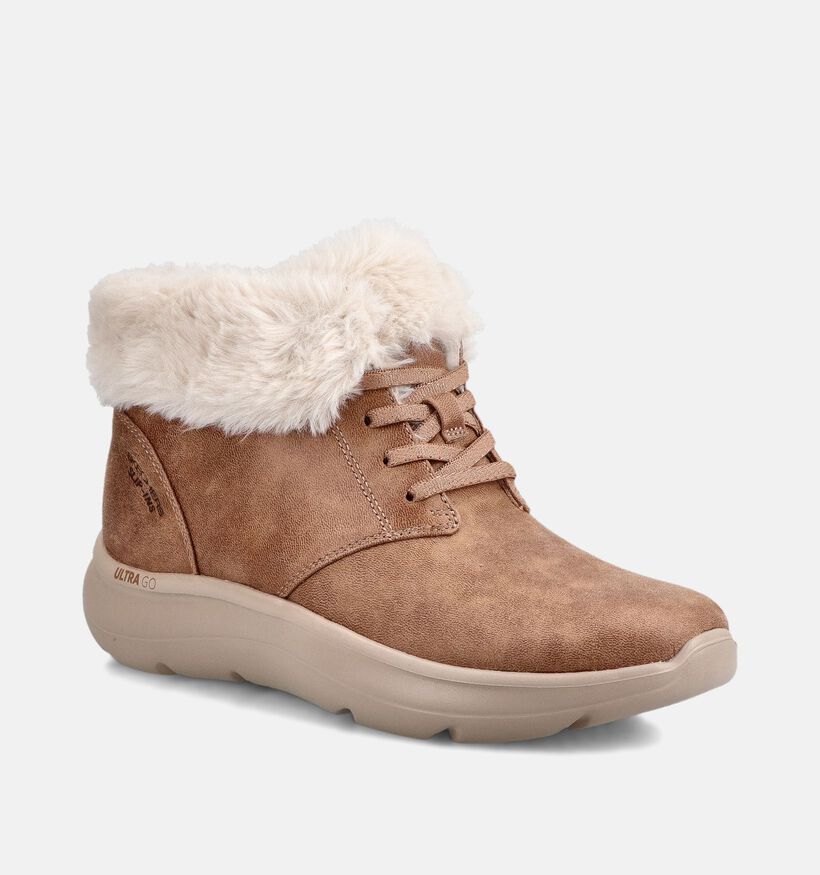 Skechers On-The-Go Encore Phoebe Bruine Boots voor dames (378082)
