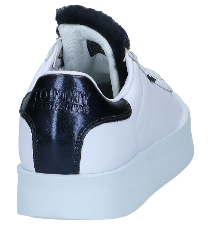 Witte Retro Sneakers Tommy Hilfiger , Wit, pdp
