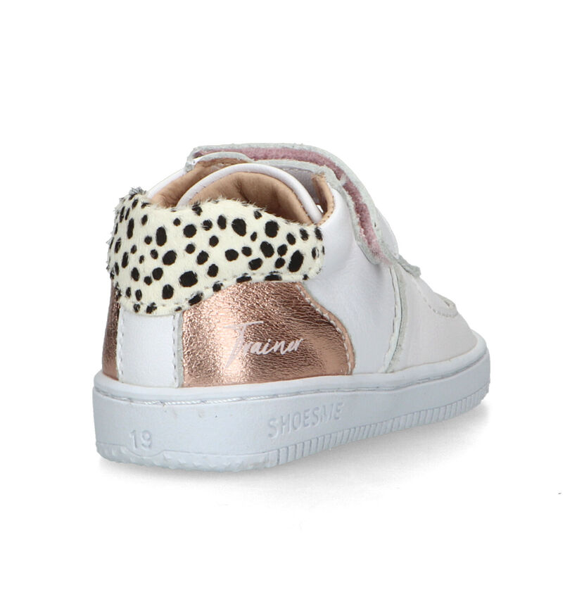 Shoesme Witte Sneakers voor meisjes (320858) - geschikt voor steunzolen