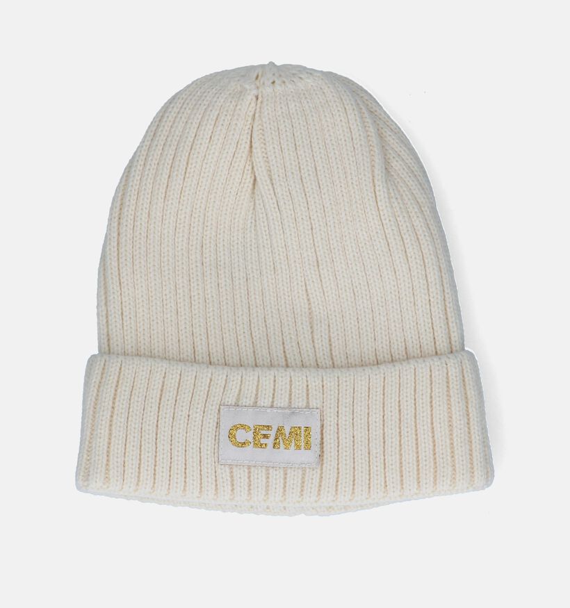 CEMI Bonnet en Écru pour filles, garçons (350732)