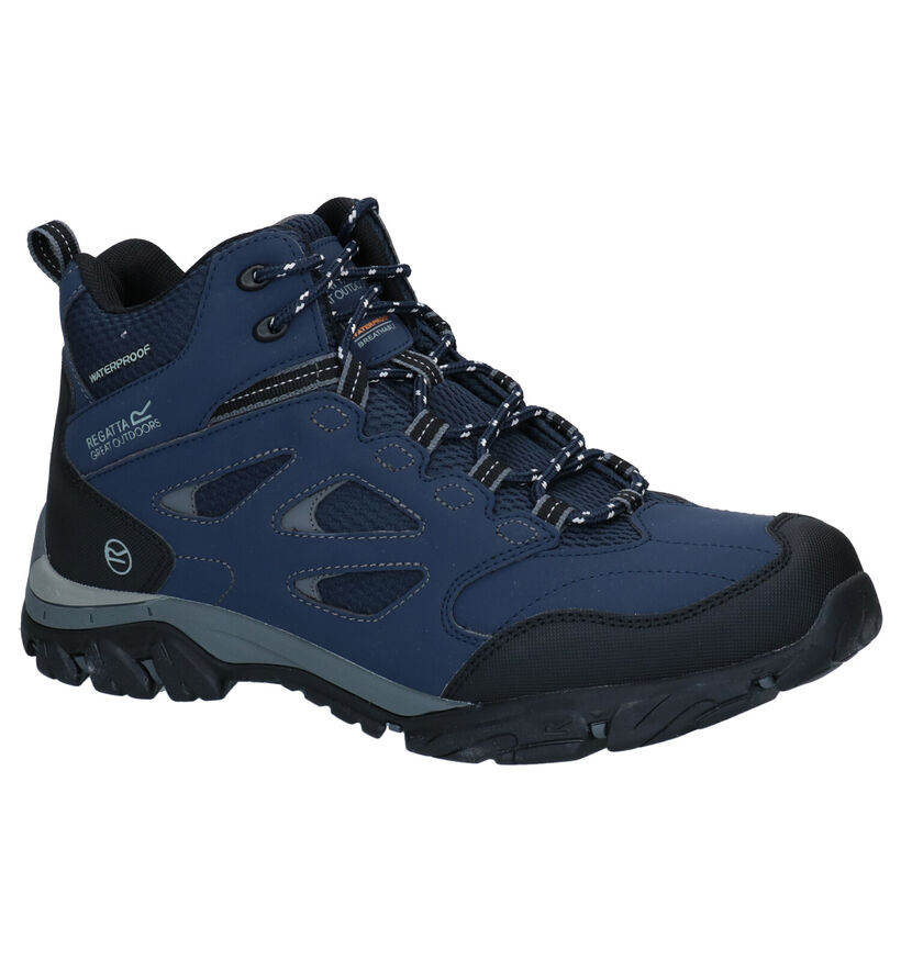 Regatta Holcombe Chaussures de randonnée en Bleu pour hommes (331964) - pour semelles orthopédiques