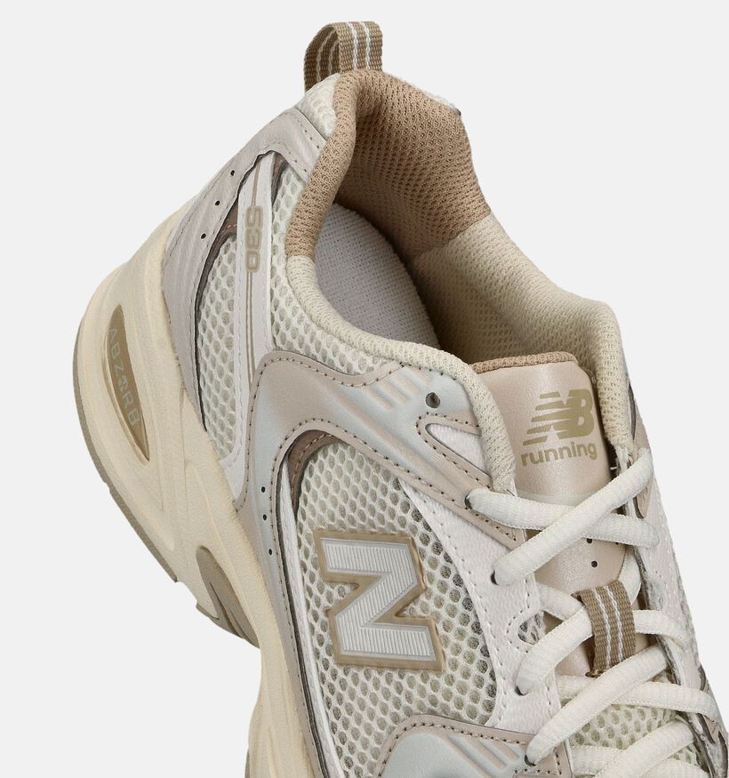 New Balance Lichtbeige Sneakers voor dames (366084) - geschikt voor steunzolen