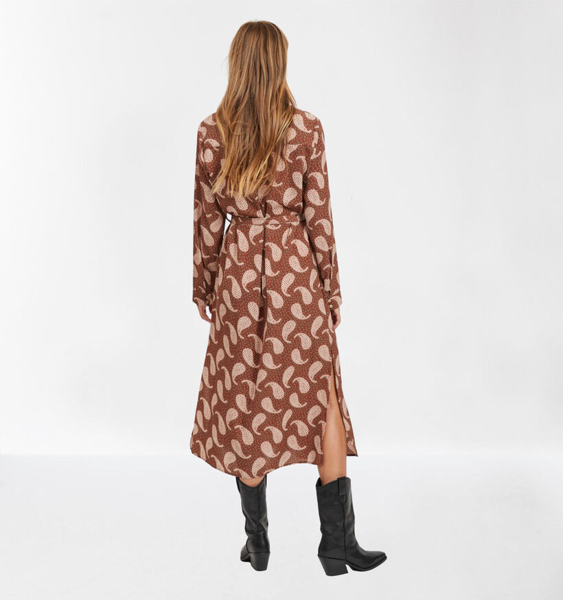 Vila Robe Chemise en Marron (287734)