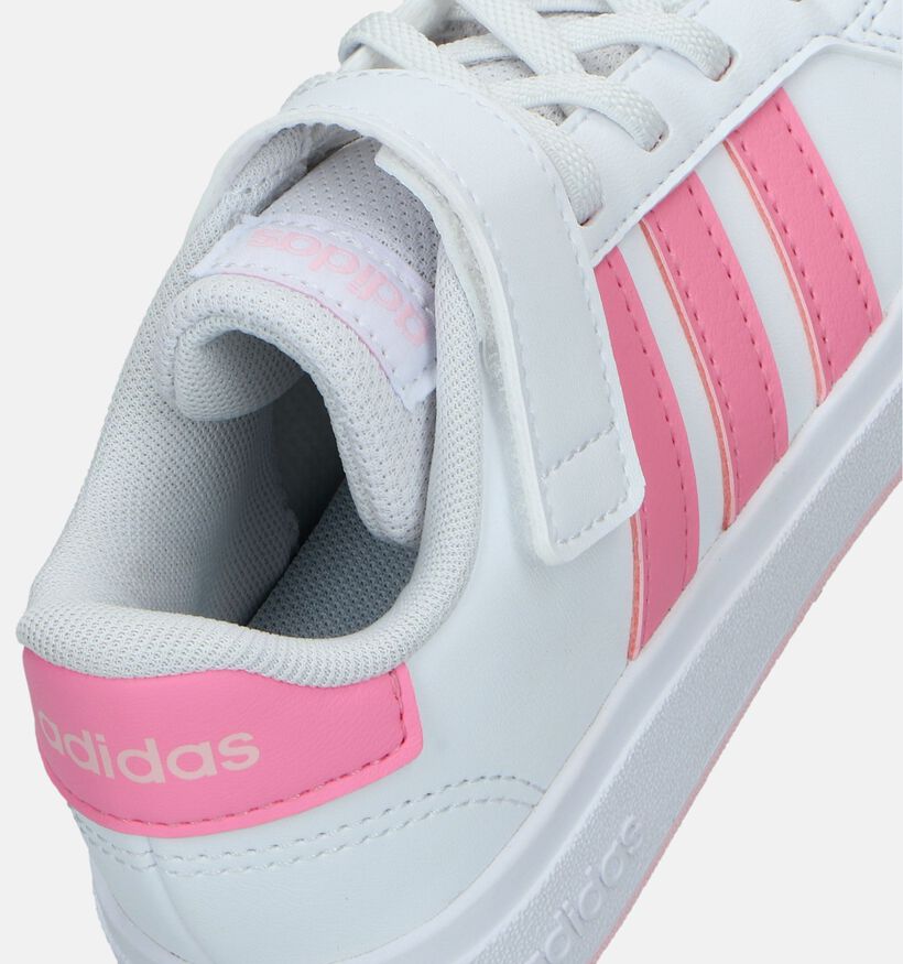 adidas Grand Court 2.0 EL K Witte Sneakers voor meisjes (341679)