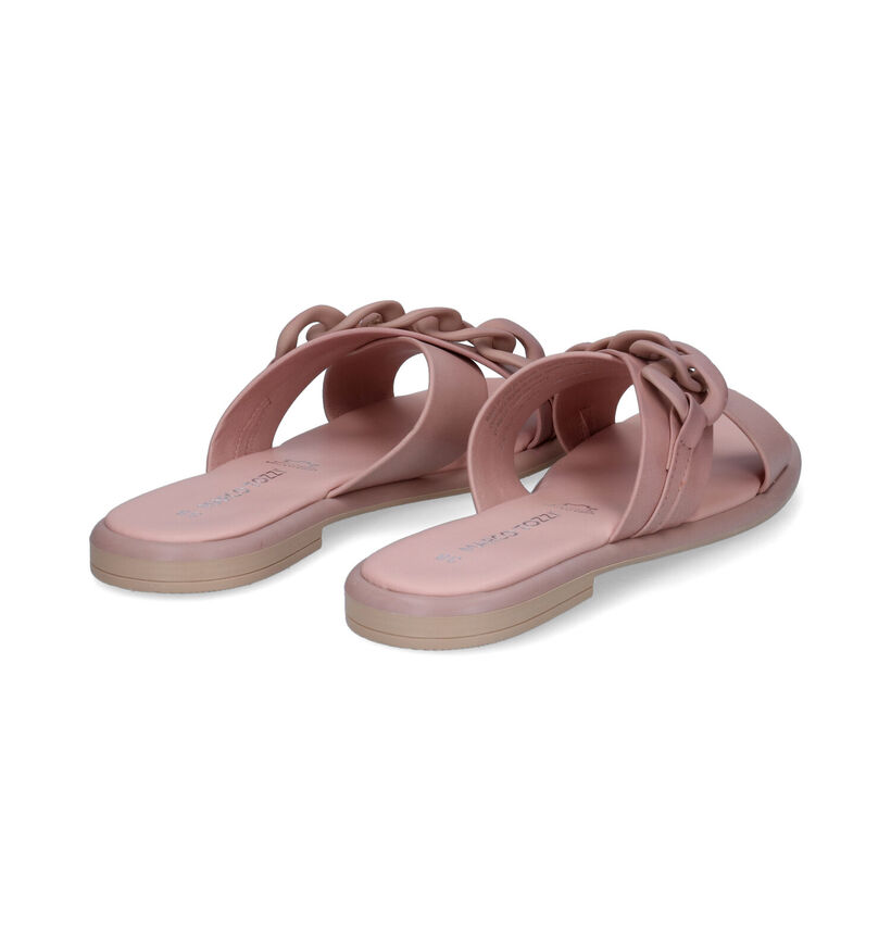 Marco Tozzi Nu-pieds plates en Rose pour femmes (307620)