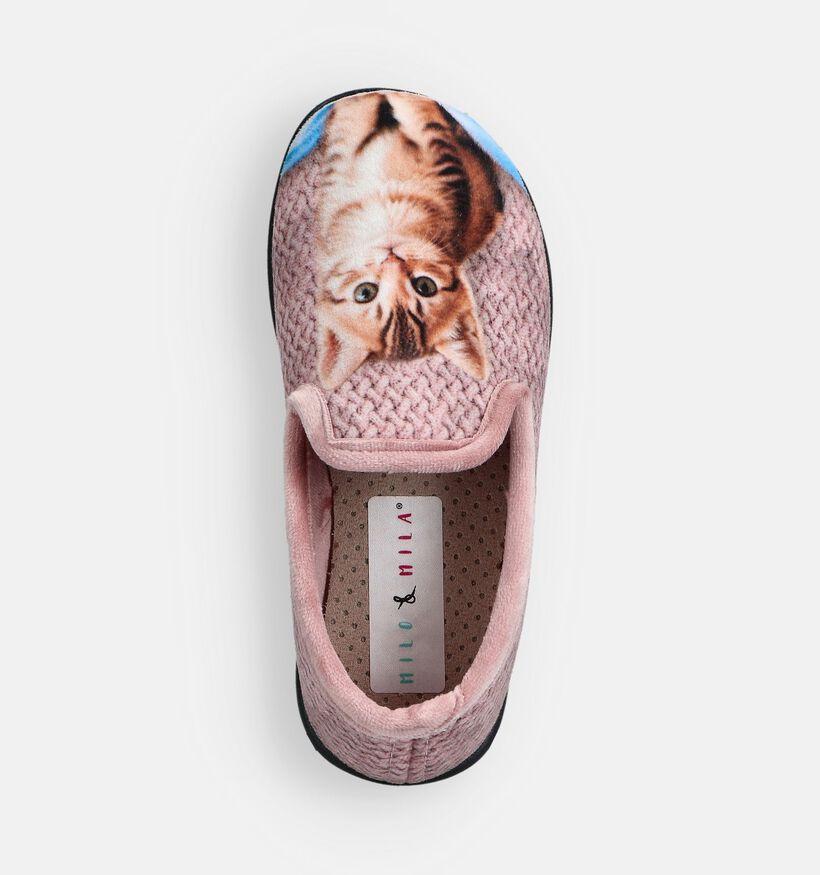 Milo & Mila Roze Pantoffels voor meisjes (364965) - geschikt voor steunzolen