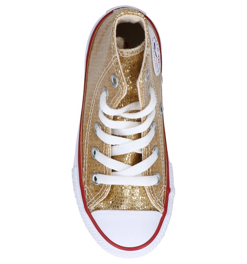 Chuck Taylor All Star Baskets hautes en Rose en simili cuir (286163)