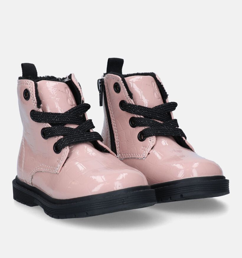 Milo & Mila Boots pour bébé en Rose clair pour filles (329502)