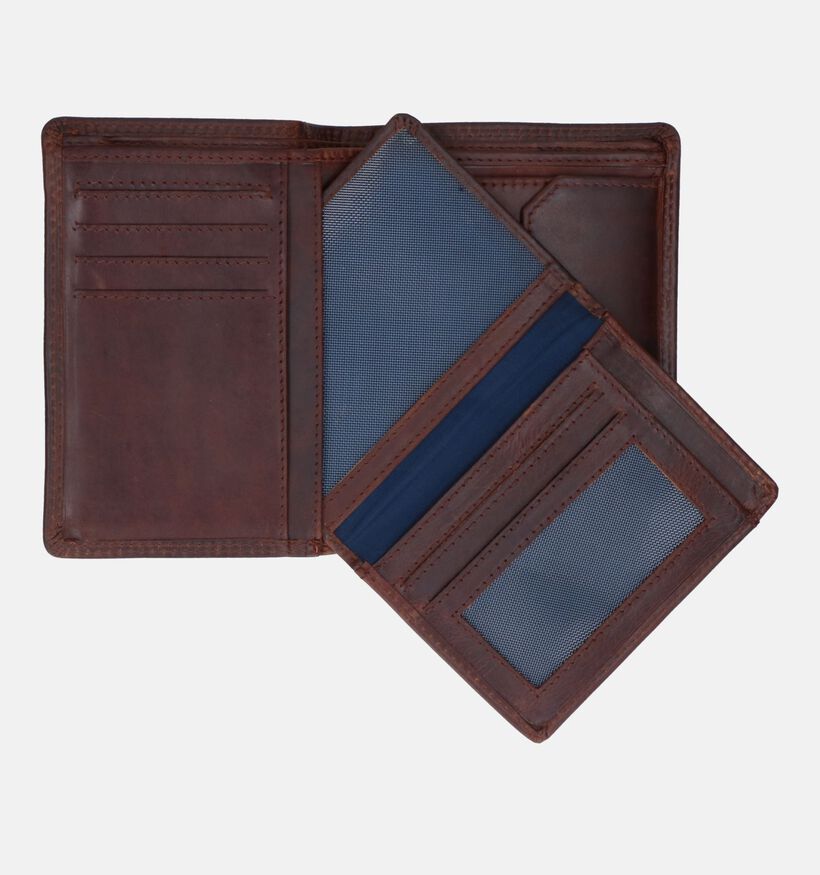 Maverick Portefeuille en Brun pour hommes (358812)