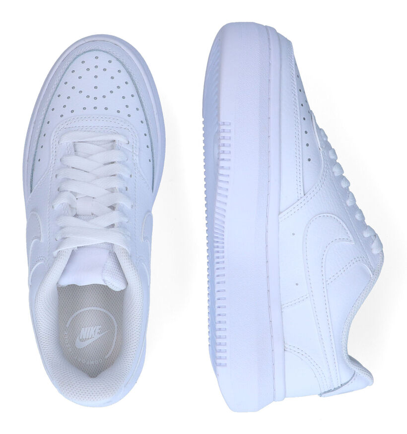 Nike Court Vision Alta Zwarte Sneakers voor dames (324625)