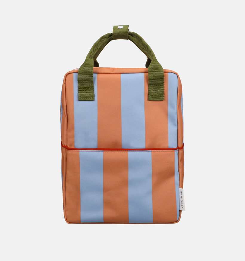 Sticky Lemon Stripes Medium Backpack Sac &agrave; dos en Orange/Bleu pour filles, gar&ccedil;ons (382030)