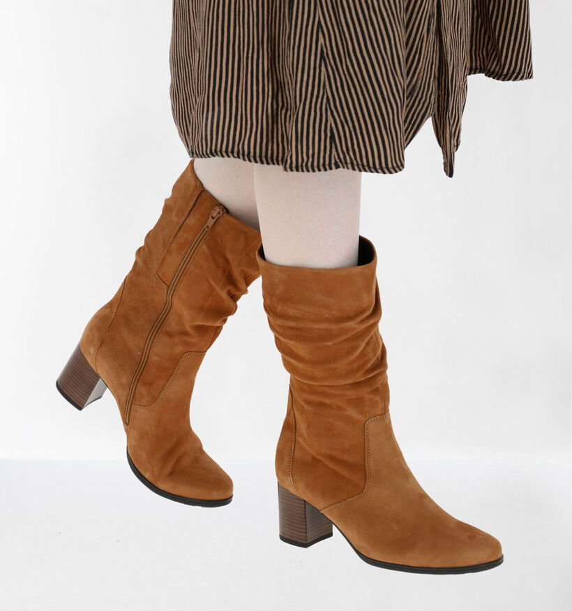 Comfort Bottes courtes en Cognac en nubuck (282344)