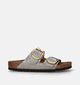 Birkenstock Arizona Birko Flor Bronzen Slippers voor dames (337972)