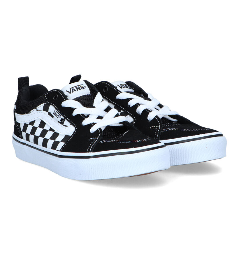 Vans Filmore YT Baskets de skate en Rouge pour filles, garçons (336503)