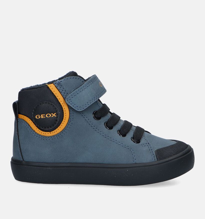 Geox Gisli Blauwe Hoge Sneakers voor jongens (330083) - geschikt voor steunzolen