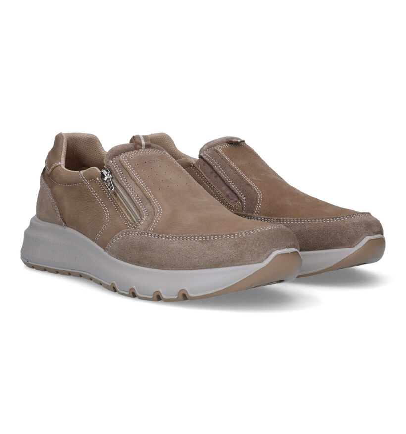 Ara Arizona Chaussures sans lacets en Taupe pour hommes (325477) - pour semelles orthopédiques