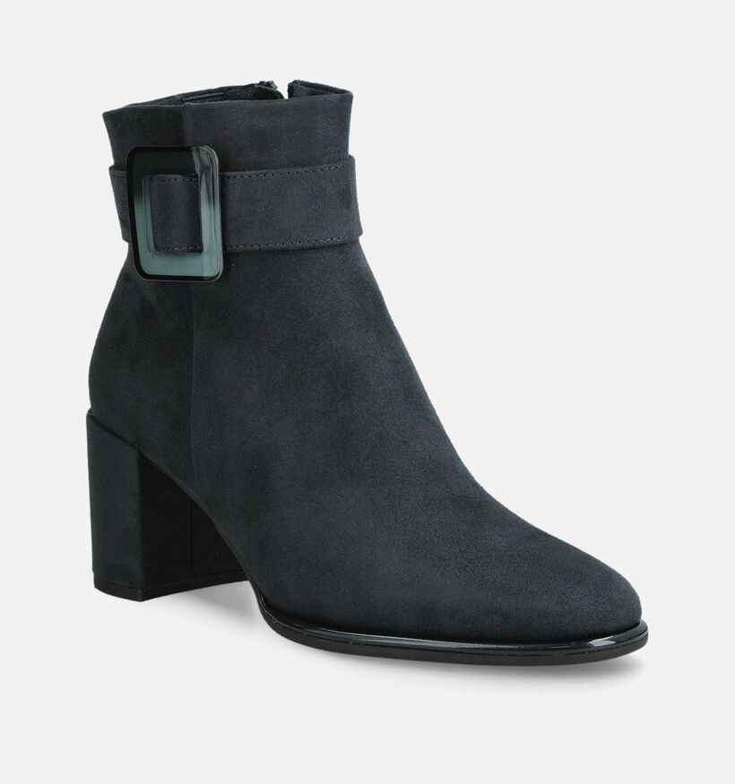 Marco Tozzi Bottines &agrave; talons en Bleu fonc&eacute; pour femmes (378509)