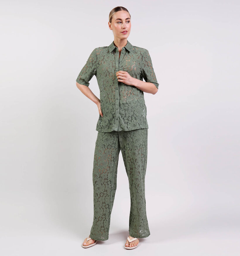 Vero Moda Honey Lace Groene Blouse voor dames (374965)