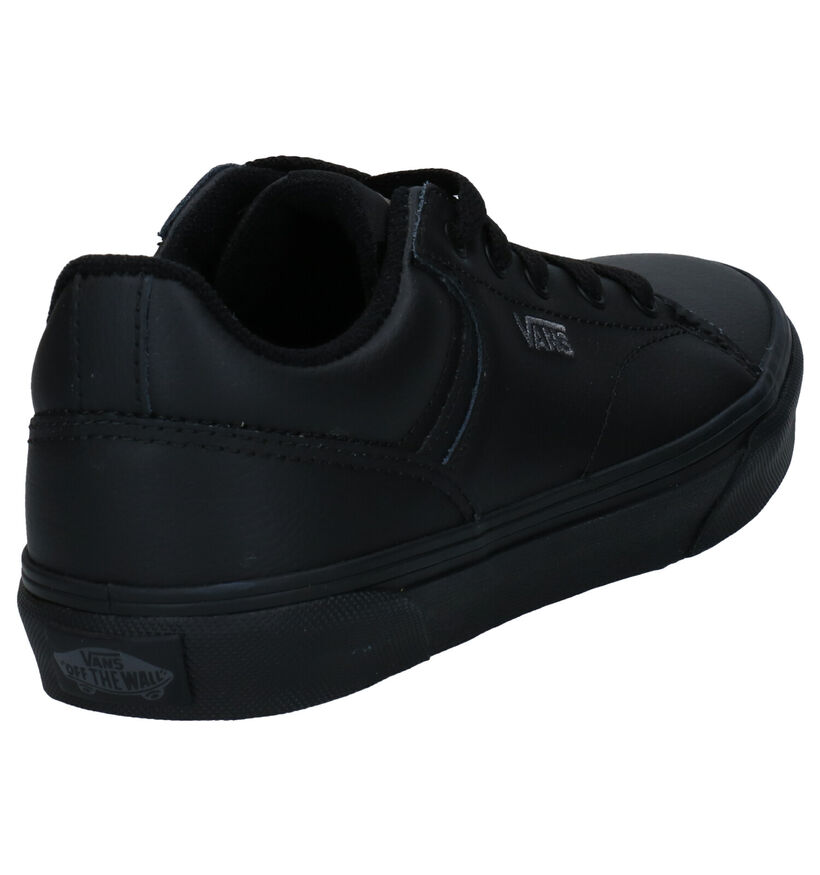 Vans Seldan Baskets de skate en Noir pour garçons (327929)