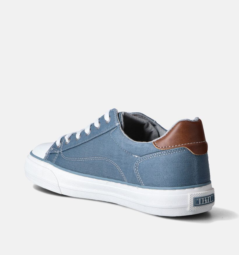 Mustang Blauwe Veterschoenen voor dames (351246)