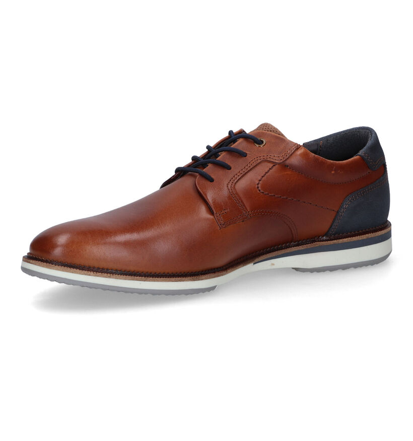 Bullboxer Cognac Geklede Veterschoenen voor heren (319435)