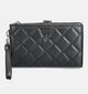 Guess Juliet Grand Portefeuille Noir/Dor&eacute; avec Dragonne pour femmes (381232)