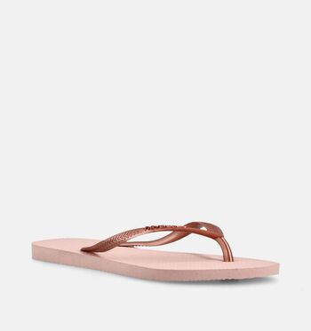 Havaianas Slippers Geel/Bruin/Rose gold